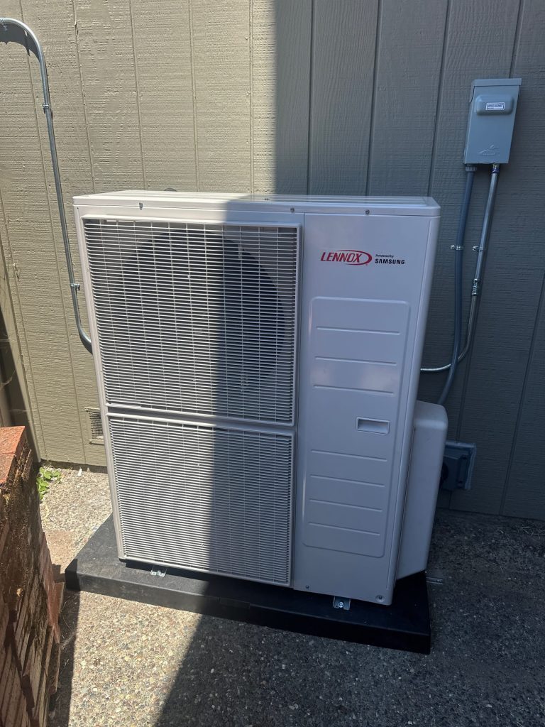 Finished Lennox Mini Split Installation