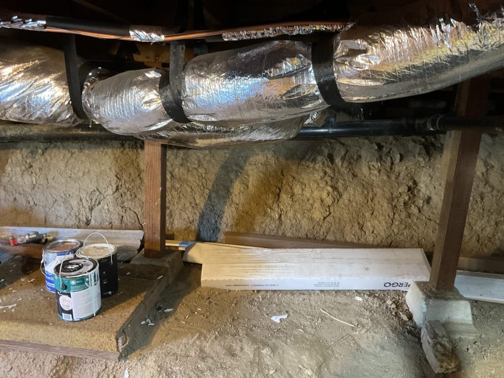 Old Insulated Ductwork