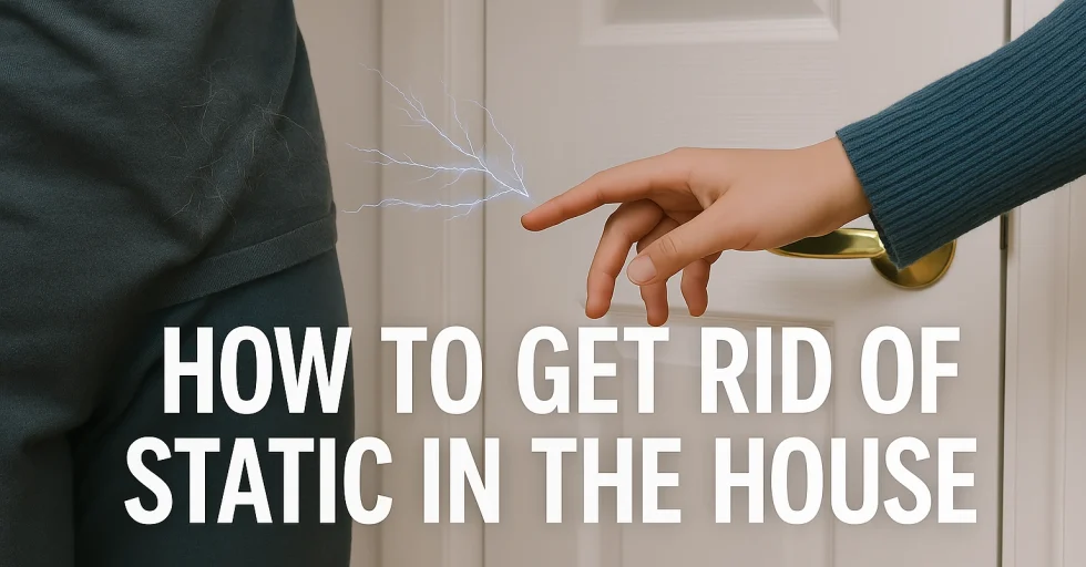 How to get rid of static in the house