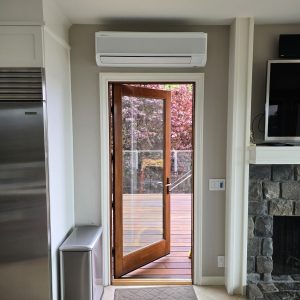 Inside View of Lennox Mini Split Installation
