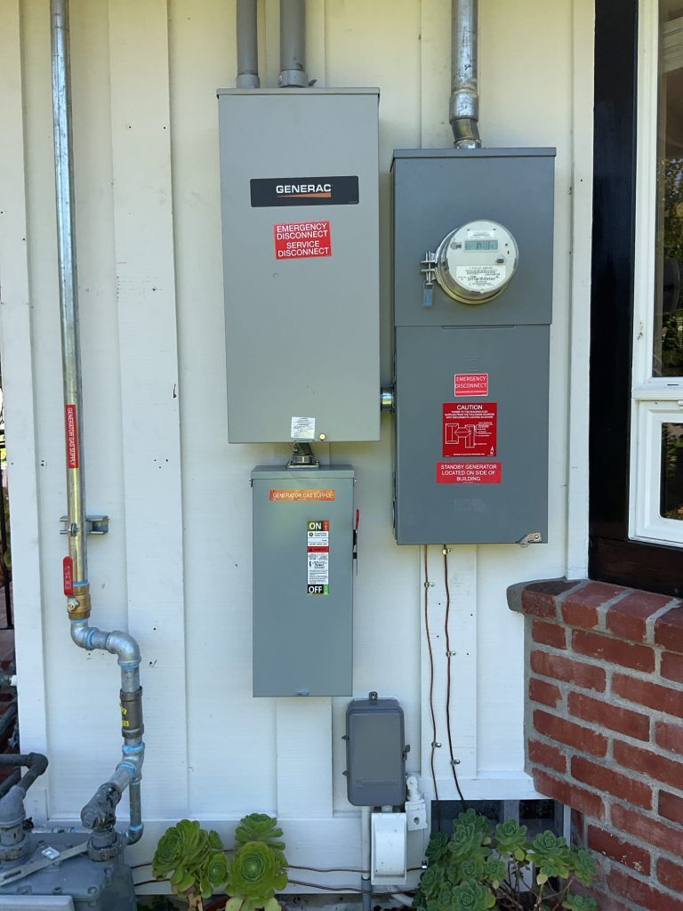 Outdoor Electrical Panels for Generac Generator Installation
