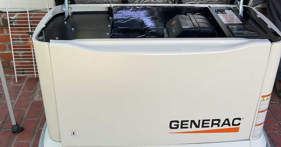 Open Generac Generator