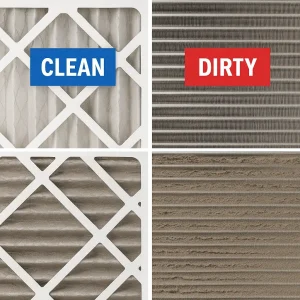 Clean vs dirty filter and coils