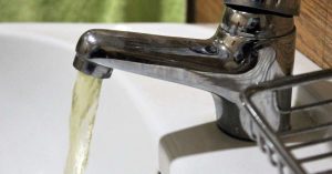 hot water coming out yellow