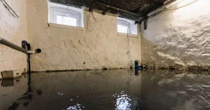 Water in crawl space after heavy rain