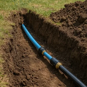 Water line replacement