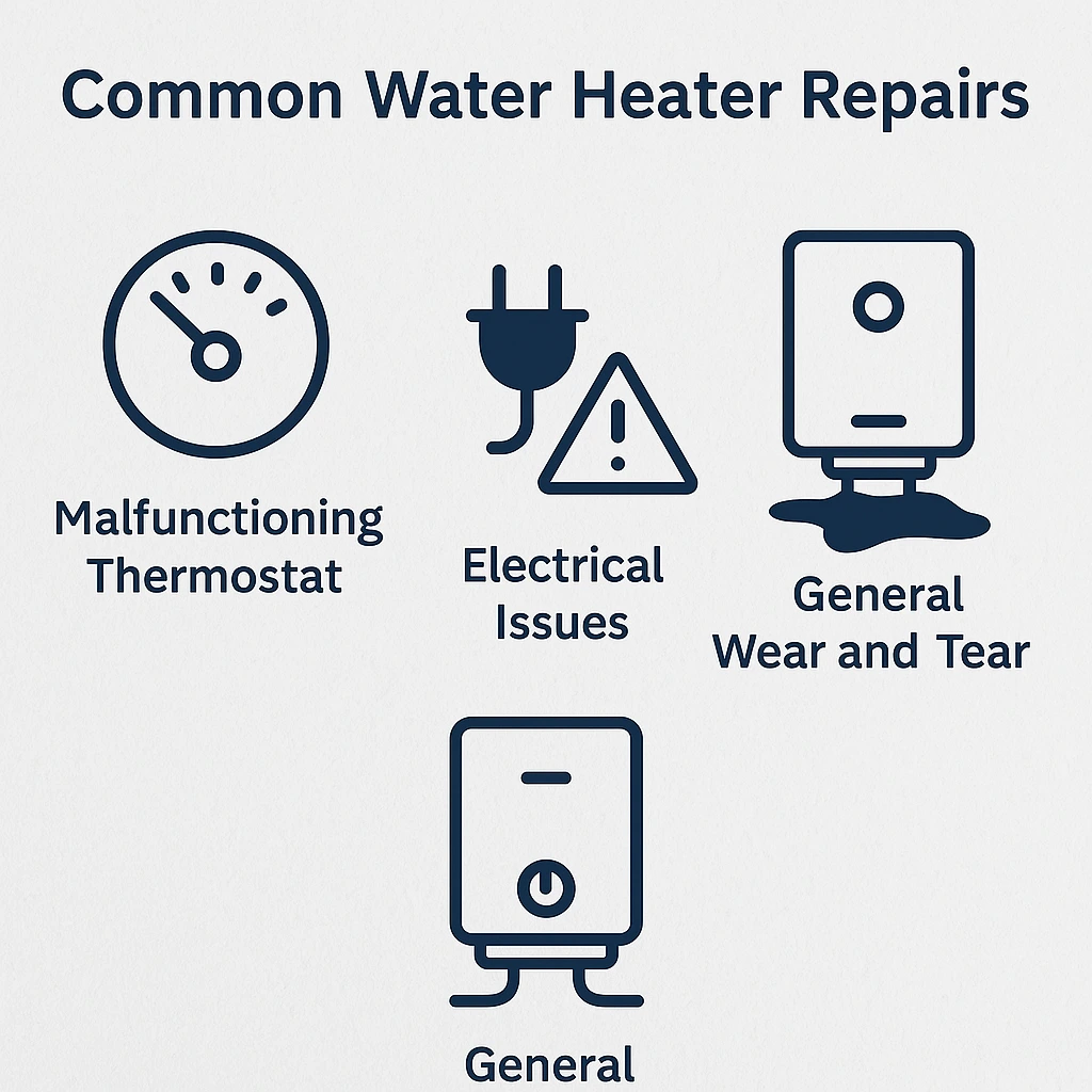 common water heater repairs