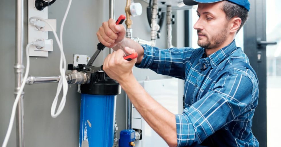 Whole-house water filtration system